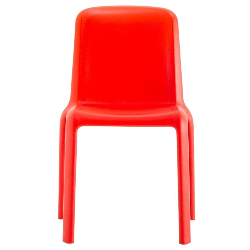 Pedrali Dětská červená plastová židle