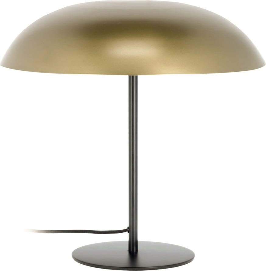 Stolní lampa ve zlaté barvě s kovovým stínidlem (výška