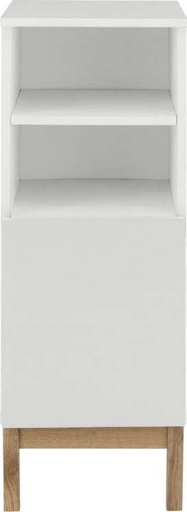Bílá nízká koupelnová skříňka 30x86 cm