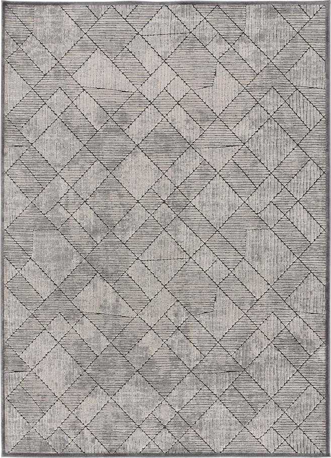 Šedý koberec 140x200 cm Gianna