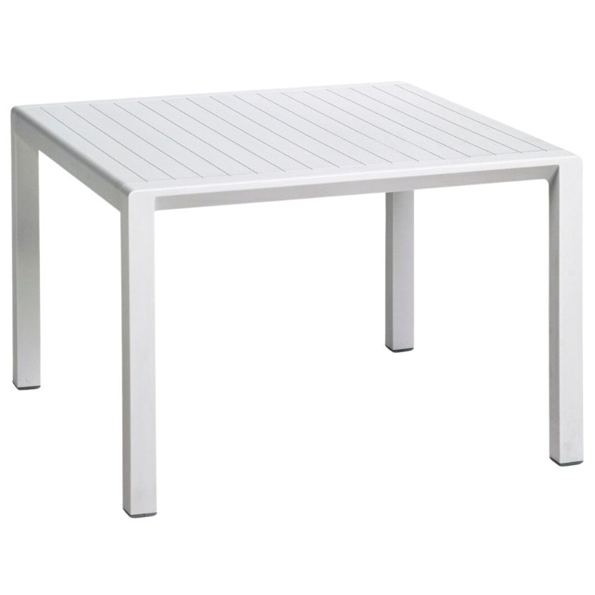 Nardi Bílý plastový zahradní konferenční stolek Aria