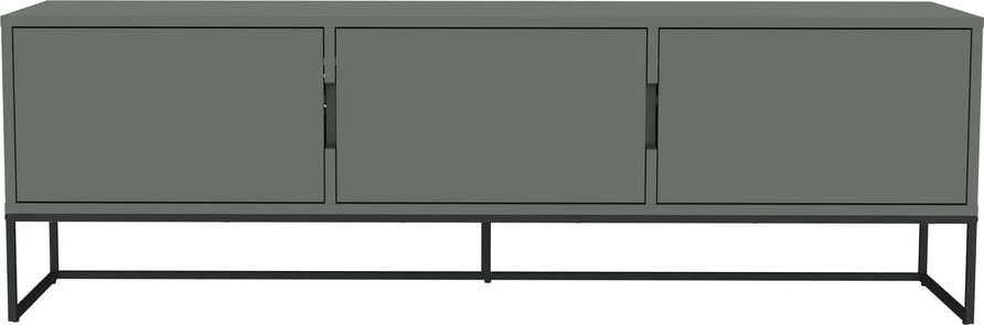 Šedozelený TV stolek 177x57 cm