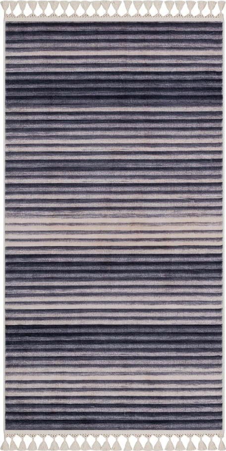 Šedo-béžový pratelný koberec 180x120 cm
