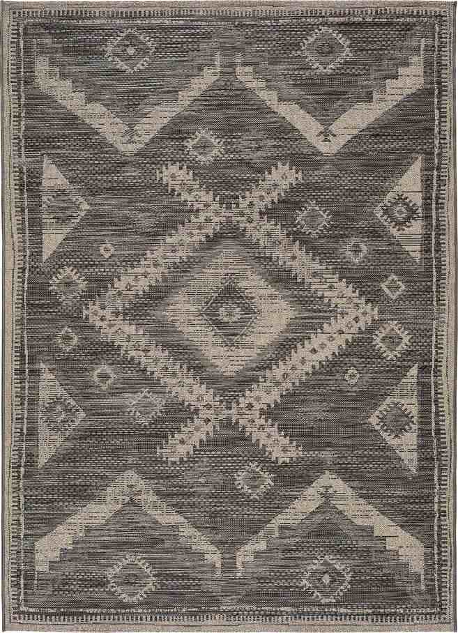 Šedý venkovní koberec Universal Devi Ethnic