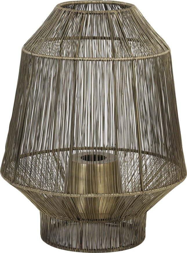 Stolní lampa v bronzové barvě (výška 38 cm)