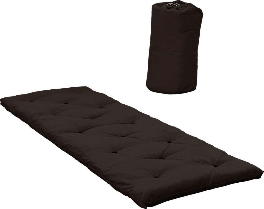 Tmavě hnědá futonová matrace 70x190 cm Bed In