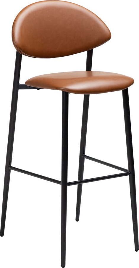 Koňakově hnědá barová židle 107 cm