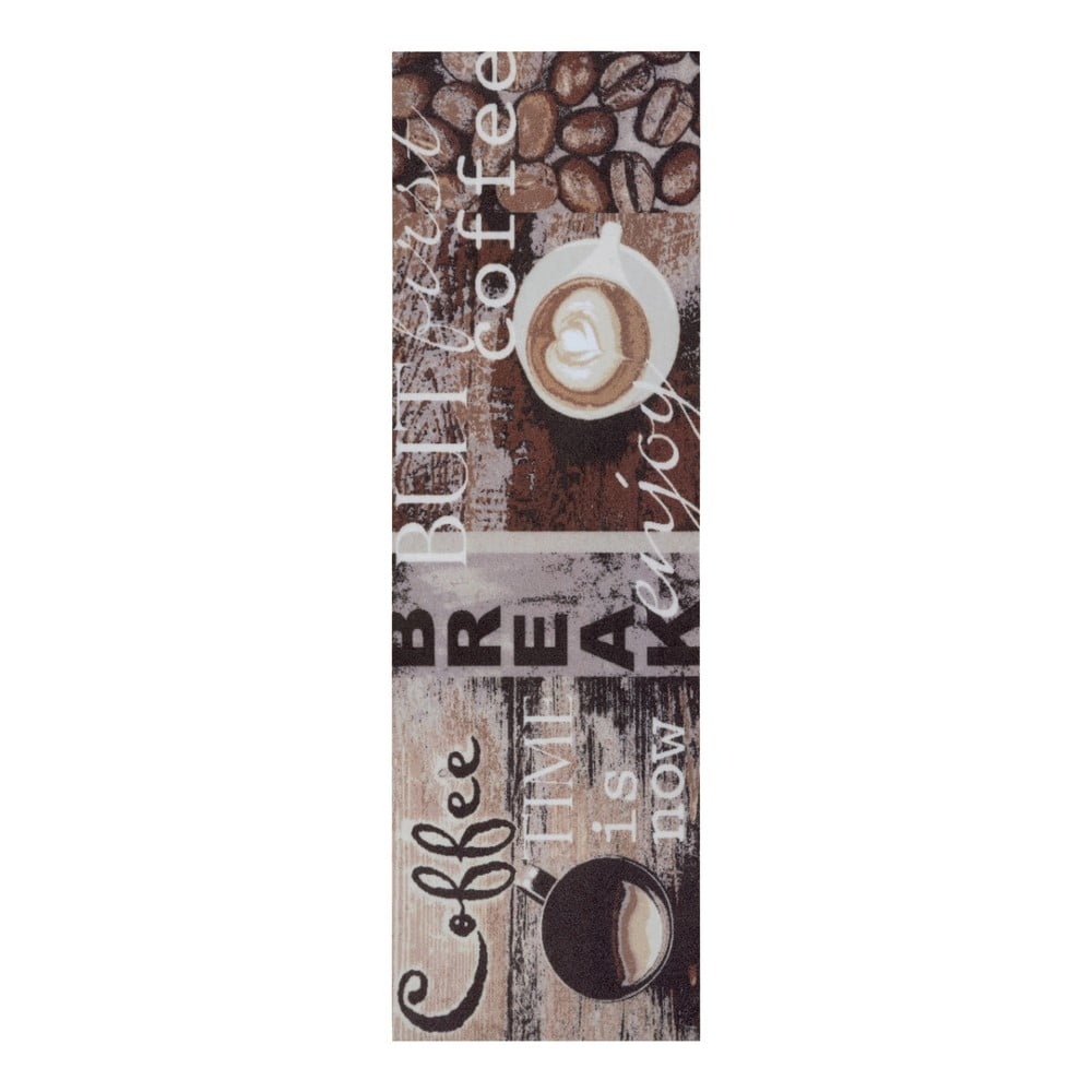Hnědý koberec běhoun 50x150 cm Enjoy Coffee