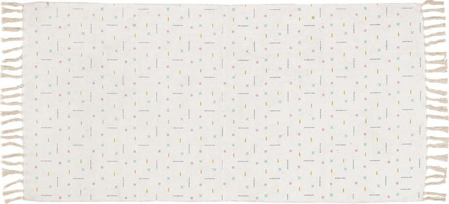 Bílý koberec 70x140 cm Alannis