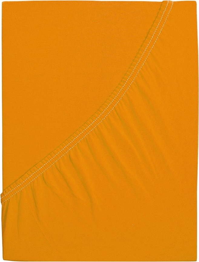 Oranžové prostěradlo 90x200 cm