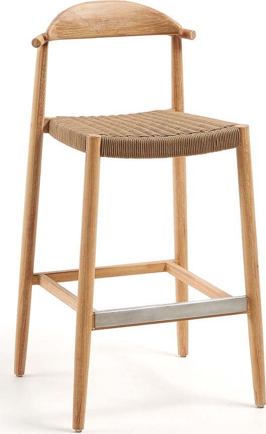 Venkovní barová židle z eukalyptového dřeva