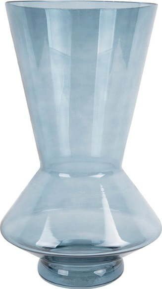 Modrá skleněná váza PT