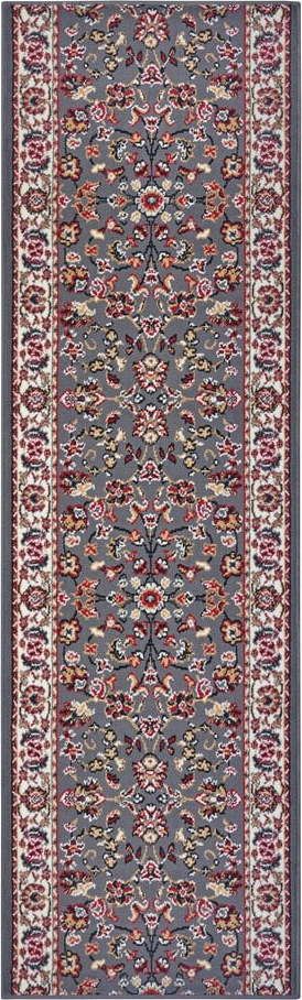 Šedý koberec běhoun 350x80 cm Vintage