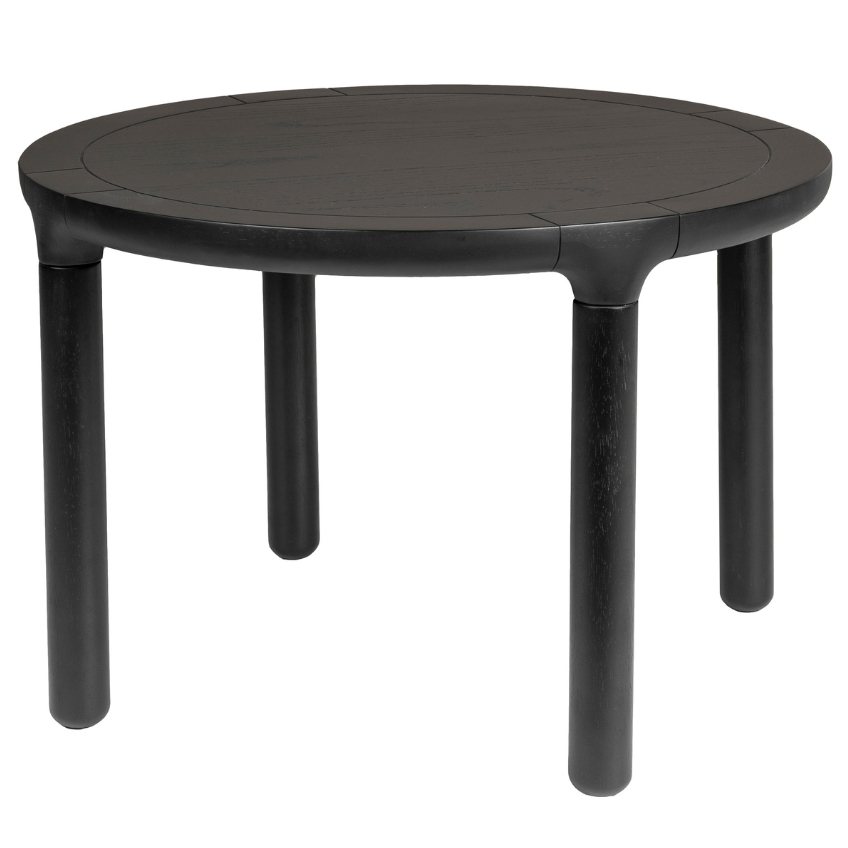 Černý dubový konferenční stolek ZUIVER