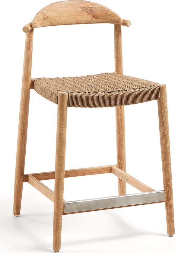 Barová stolička z eukalyptového dřeva
