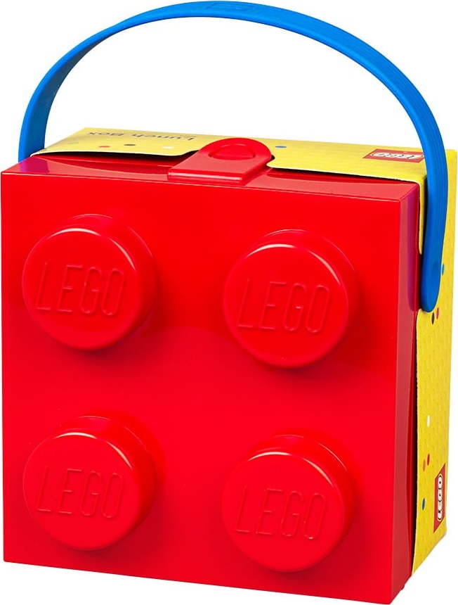 Červený úložný box s