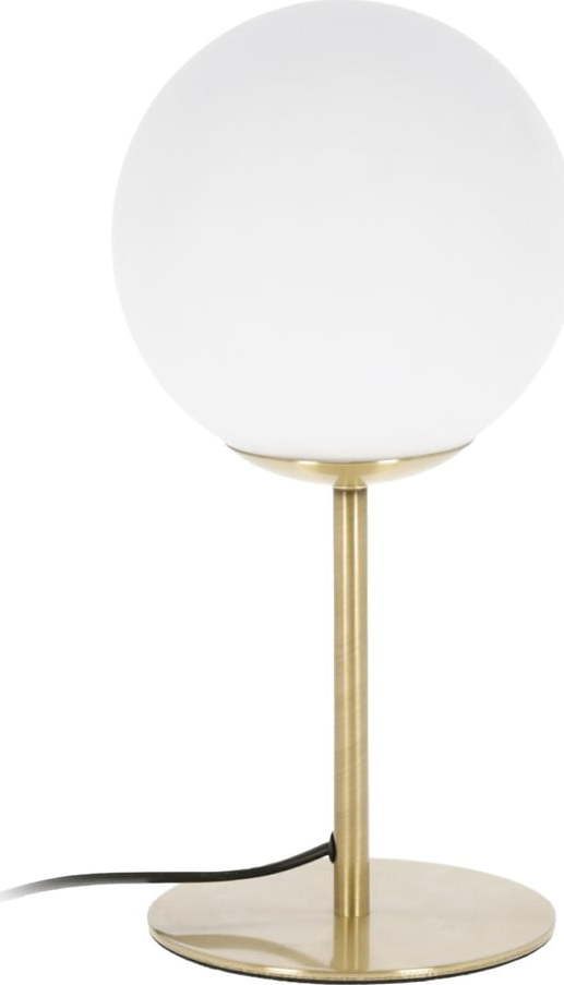 Stolní lampa ve zlaté barvě s kovovým stínidlem (výška