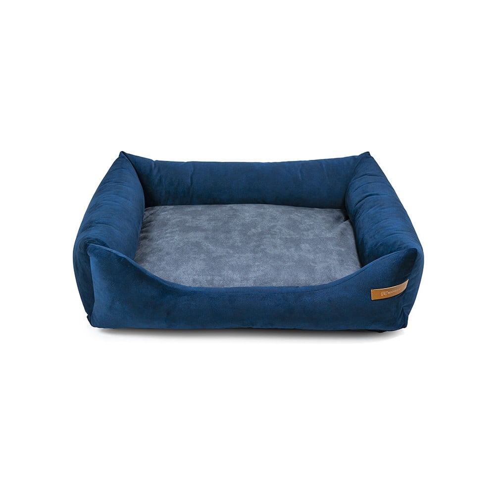 Modro-tmavě šedý pelíšek pro psa 55x65 cm