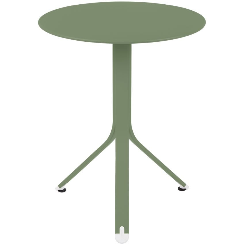 Kaktusově zelený kovový stůl Fermob Rest'O