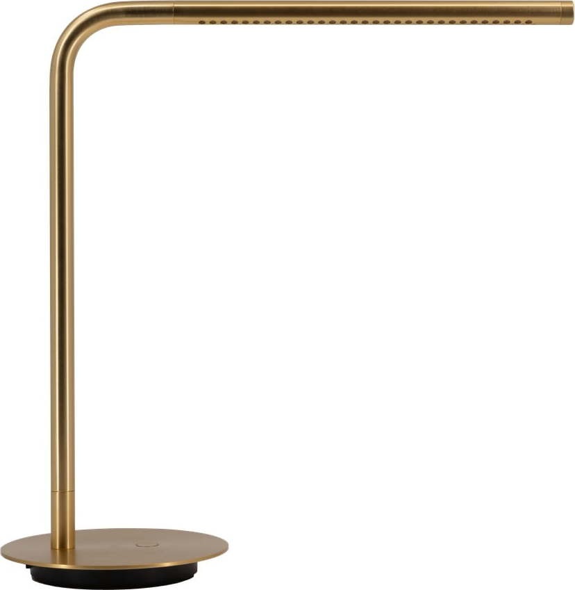 LED stmívatelná stolní lampa ve zlaté barvě (výška