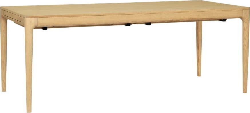 Rozkládací jídelní stůl z dubového dřeva 90x200