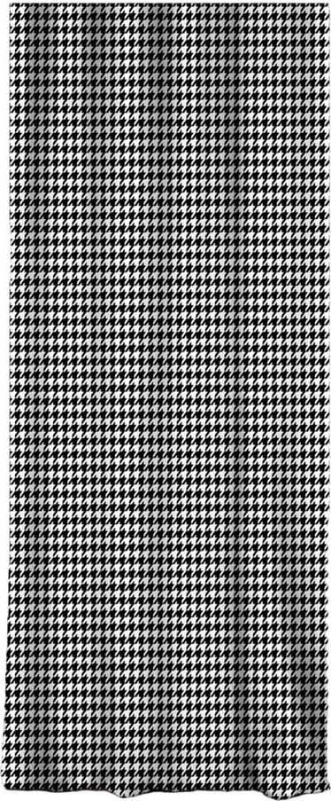 Černo-bílý závěs 140x260 cm –