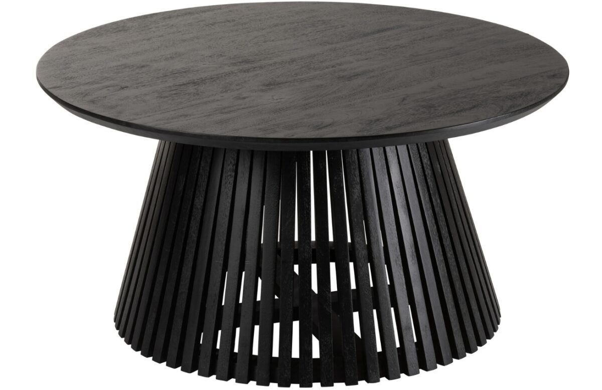 Černý dřevěný konferenční stolek J-line