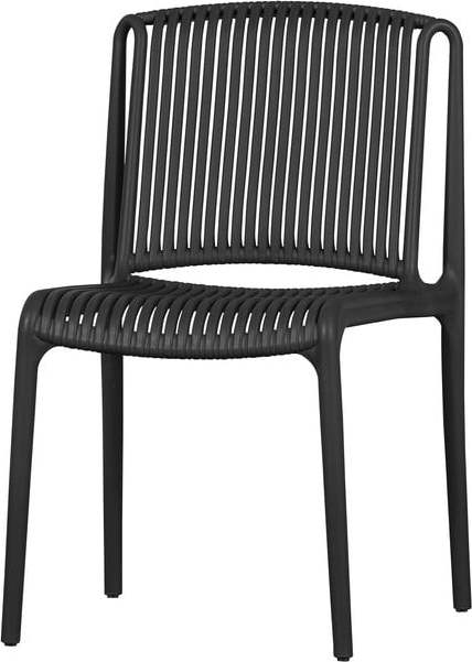 Černá zahradní židle Billie