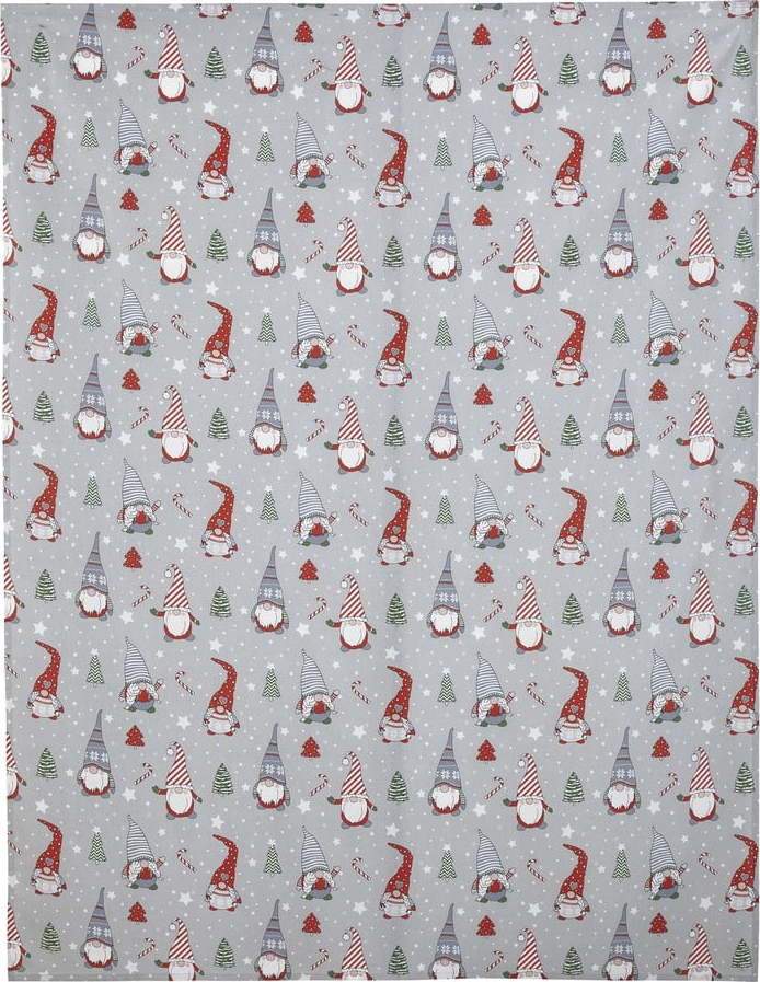 Bavlněný ubrus s vánočním motivem 137x229 cm