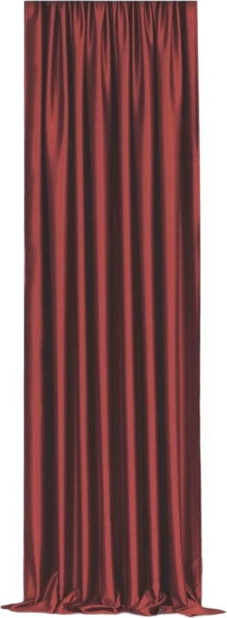 Červený polo-zatemňovací závěs 250x100 cm