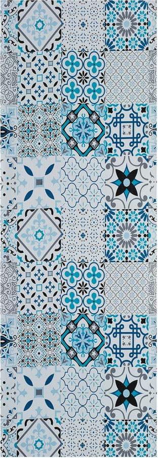 Modrý koberec běhoun 48x100 cm Sally