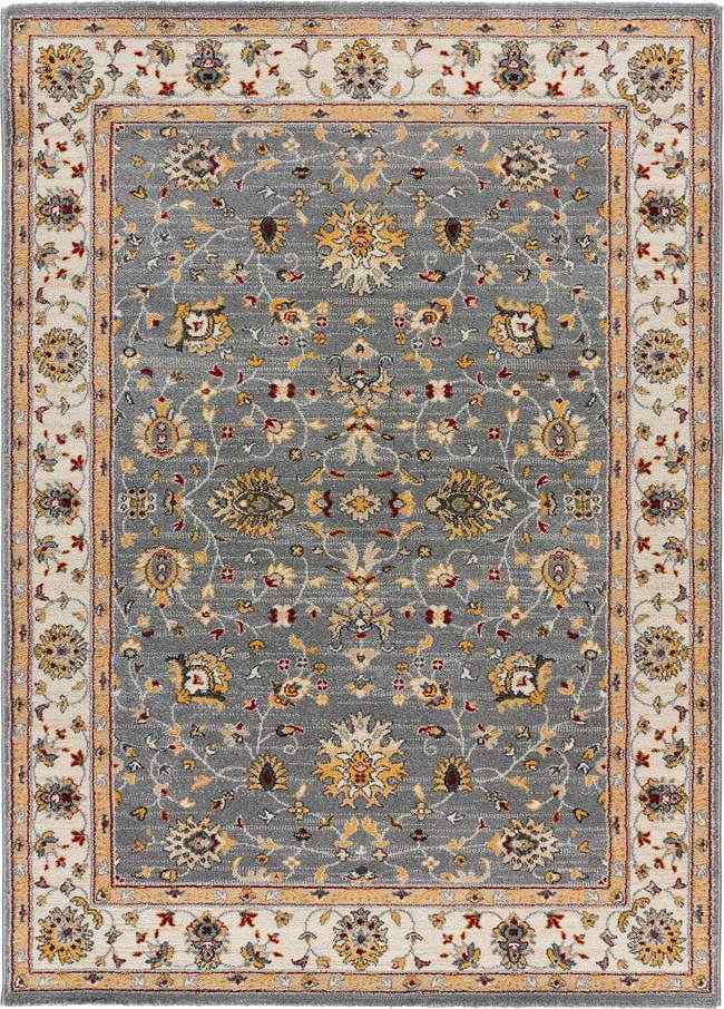 Šedo-béžový koberec běhoun 67x250 cm