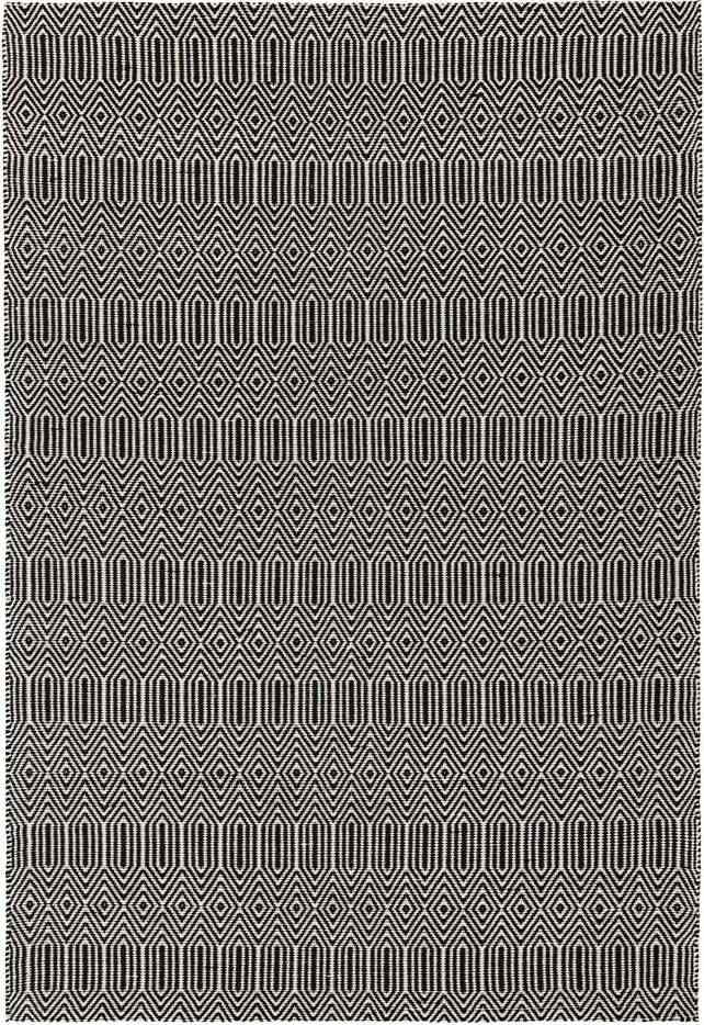 Černý vlněný koberec 120x170 cm Sloan