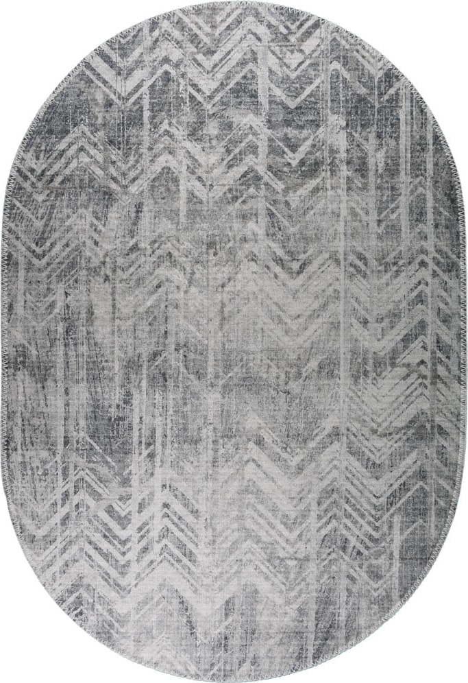 Šedý pratelný koberec 80x120 cm