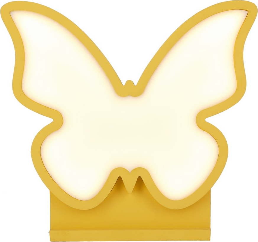 Žlutá dětská lampička Butterfly –