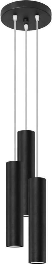 Černé závěsné svítidlo ø 6 cm