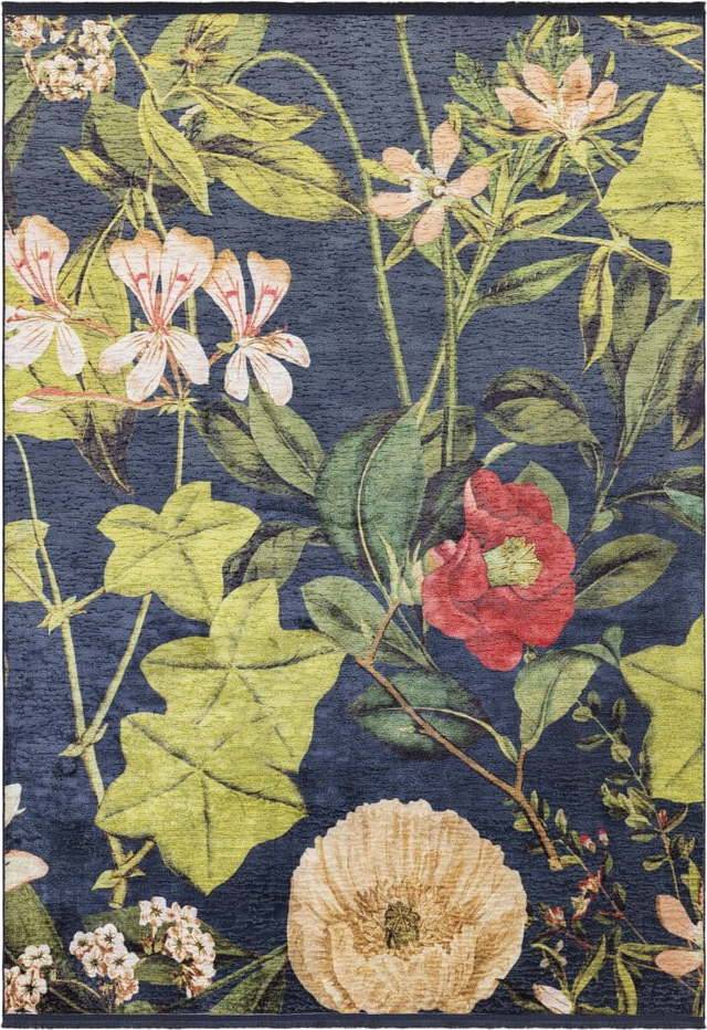 Tmavě modrý koberec 120x170 cm Passiflora