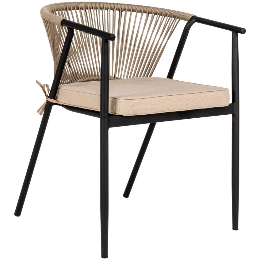Nordic Living Béžová zahradní židle