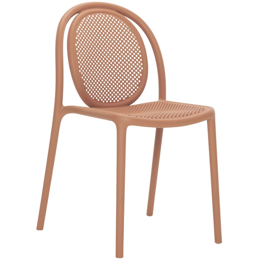 Pedrali Oranžová plastová jídelní židle
